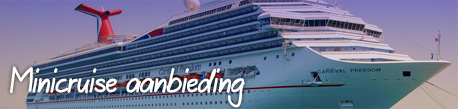 Minicruise aanbieding